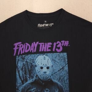 Friday the 13th Movie Crew Neck Short Sleeve Graphic T Shirt Mens Size M Black